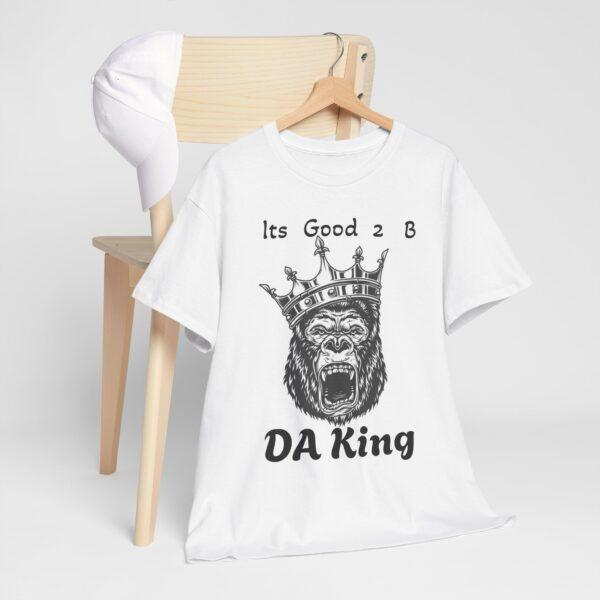 DA King Graphic Unisex Heavy Cotton Tee - Bold Statement Shirt - Image 2
