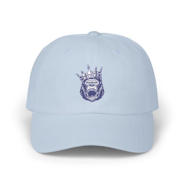King of the Jungle Dad Cap - Stylish White Baseball Hat for Fashionable Dads - Image 3