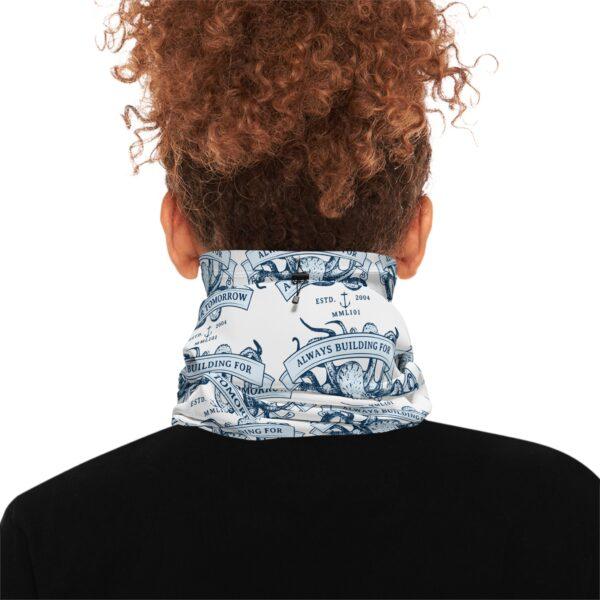 Winter Neck Gaiter - "Always Building for a Better Tomorrow" Design - Image 4