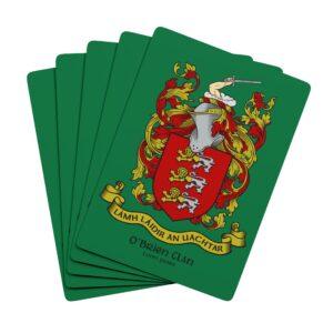 OBrien Clan Crest Poker Playing Cards