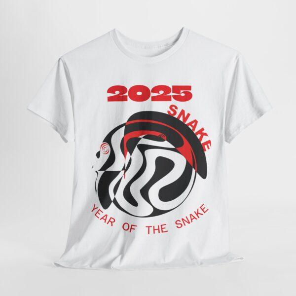 2025 Year of the Snake Unisex Heavy Cotton Tee - Image 2